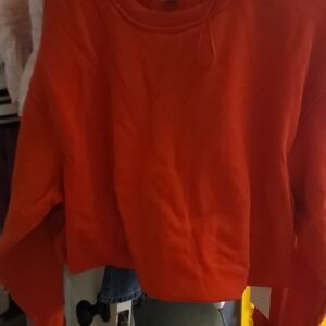 T.J.Maxx Vibrant Orange Sweatshirt